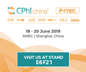 本公司将参加2019年6月18-20日在上海举行的CPHI原料药展会，展位号为：E6F21， 欢迎大家届时参观指导！